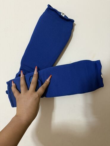 İdman formaları: Kickboks/UFC temalı idman dəsti - Şort: Parlaq mavi-safir rəngdə — 3