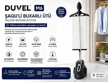 ütüler: Buxarlı generator Duvel Текст DUVEL M6 Şaquli Buxarlı Ütü DUVEL M6 — 1