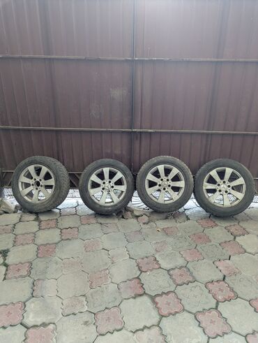 зимние шины на ниву 21214: Колеса в сборе 225 / 55 / R 16, Зима, Б/у, Комплект, Легковые, Литые, отверстий - 5