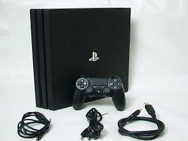 PS4 (Sony Playstation 4): Sony PlayStation 4 Pro (model 7216B), u odličnom stanju. Rezolucija — 19