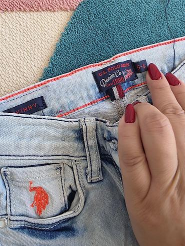 qar şalvarı: U.S. Polo Assn. uşaq cins şalvarı - Model: Skinny - Ölçü: 5–6 yaş — 1