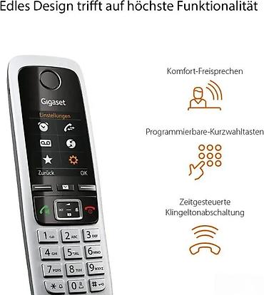 Fiksni telefoni: Gigaset bežični DECT slušalica sa bazom - Veliki TFT kolor ekran od — 1