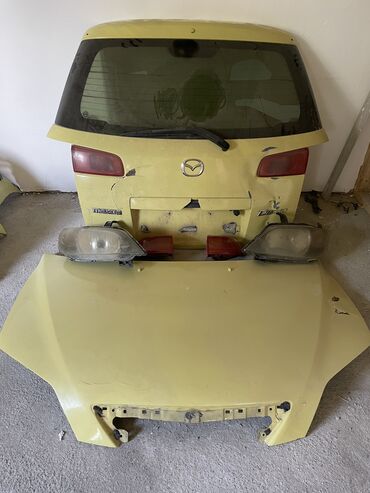капот одисей: Капот Mazda 2003 г., Б/у, цвет - Желтый, Оригинал