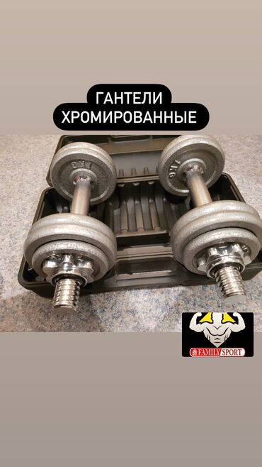 family and friends 4: FAMILY SPORT Гантели хромированные Цена 1кг по 280с В наличии