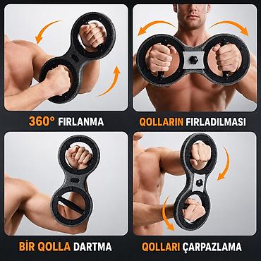 №: 7565 Məhsulun adı: Fırlanan idman trenajoru, boz Brend: No Brand
