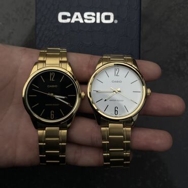 золотые часы мактайм: Классические часы часы, Casio, Золото, Япония, Водонепроницаемые, Оригинал, Мужские, Новый