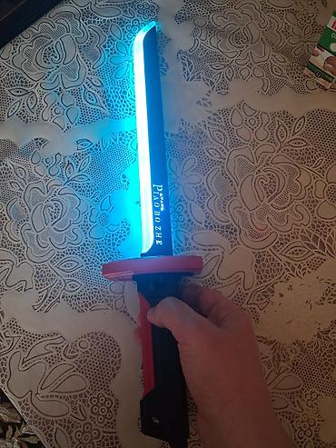 uşaq çantalar: LED işıqlı oyunca qılınc Hem tustu verir hem seslidi usaqlarcun cox — 7