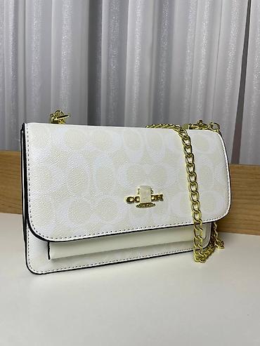 Классические сумки: Классическая сумка, Coach, Китай, Материал: Экокожа, Жёсткая конструкция, Женские, Новый — 4