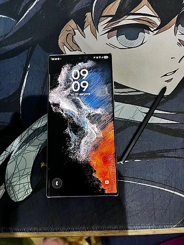 note 3: Samsung Galaxy S22 Ultra, Б/у, 256 ГБ, цвет - Белый, 2 SIM — 8