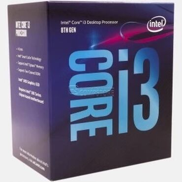 Prosessorlar: Prosessor Intel Core i3 i3 8100, 3-4 GHz, 4 nüvə, İşlənmiş