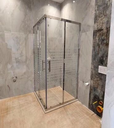 забор из профнастила: Üstü açıq kabina, Künc üçün