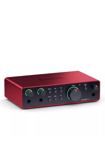 фоны для студии: (Новая в каробке)Focusrite Scarlett 2i2 4rd Gen - это внешняя звуковая