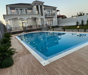 ləhic bagları: 250 kv. m, 5 otaqlı, Hovuzlu, Kombi, Qaz, İşıq