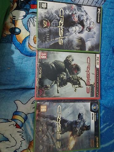 Oyun diskləri: PC üçün orijinal DVD oyun diskləri paketi Paketdə olan adlar: - — 12