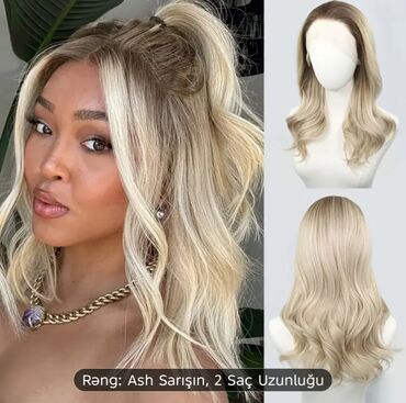 Təbii saçlar, pariklər: Parik, Təbii, Yeni — 2