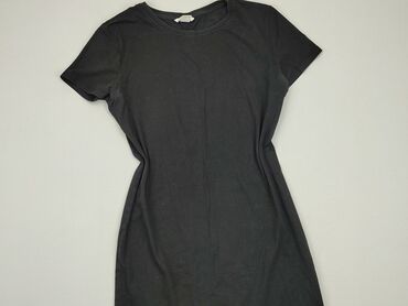sukienki czarne mini: Sukienka, L, H&M, stan - Bardzo dobry