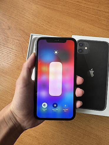 Apple iPhone: IPhone 11, Б/у, 128 ГБ, Черный, Коробка, 74 % — 10