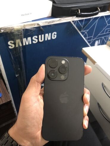 i̇phone 15 plus: IPhone 14 Pro, Черный, Face ID