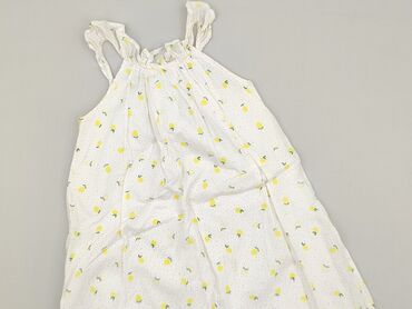 lniane koszule: Dress, 5-6 years, 110-116 cm, condition - Perfect