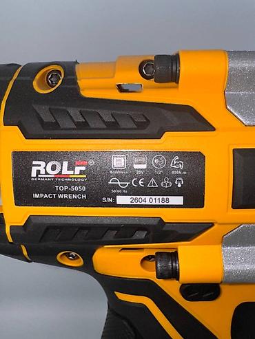 35 bit: Гайковёрт ударный аккумуляторный ROLF TOP-5050 (Brushless) Доставка — 5