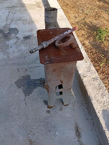 peçka soba: Metalkorpus sobası – qaz turbasi ilə işləyir qazın turbasida — 3