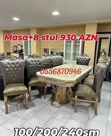 sdullar: Düz masa, Qonaq otağı üçün, 6 nəfər, Açılan, Azərbaycan, Zəmanətli — 10