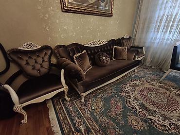 klasik divan: Klassik üslubda salon dəsti – 1 geniş divan + 2 kreslo - Stil — 2
