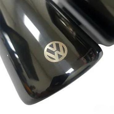 vacsy pumpa: Hrom nastavak auspuha VW logo 69mm - crni. Kvalitetni nastavci auspuha — 9