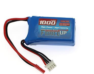 18560 batareya: 11.1V Li-Po Batareya 1000 mAh (ForceUP) Multikopter, helikopter, RC — 4