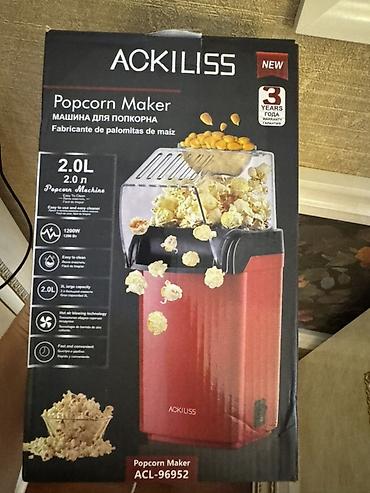 mini printer: ACKILISS Popcorn Maker – model ACL-96952 - Tutumu: 2.0 litr - Güc — 3