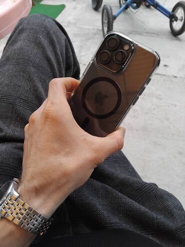 айфон15 про: IPhone 15 Pro Max, 512 ГБ, Black Titanium, Зарядное устройство, Защитное стекло, Чехол, 88 %