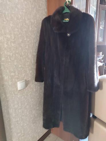 Шуба, Норка, По колено, XL, L