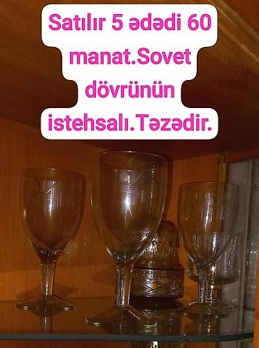 Qrafinlər və səhənglər: Rəng - Yaşıl, Şüşə, SSRİ — 7