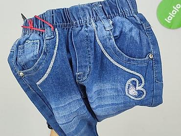 biale body dla dziewczynki: Spodnie jeansowe, 12-18 miesięcy, stan - Idealny — 6