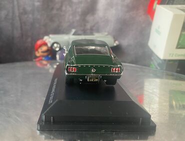 Avtomobil modelləri: Коллекционная модель Ford Mustang GT Bullit darkgreen 1968 Steve — 19