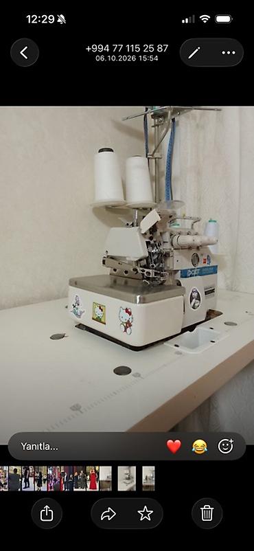 diz ustu notbuk: Profesional overlok tikiş maşını – DoIT (OVERLOCK seriyası) - 3/4 — 2
