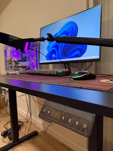 мнитор: Компьютерный игровой стол с электронной регулировкой высоты Gaming — 2