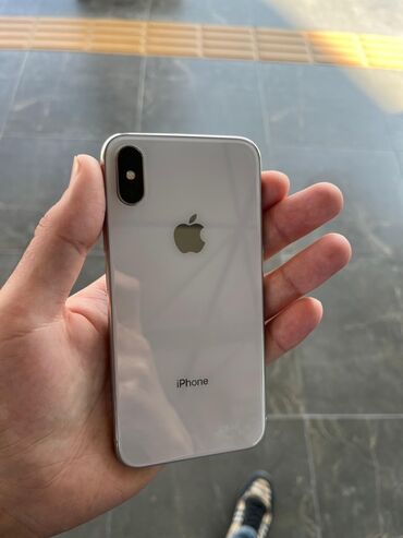 iphone x işlenmiş qiymeti: IPhone X, Gümüşü, Face ID