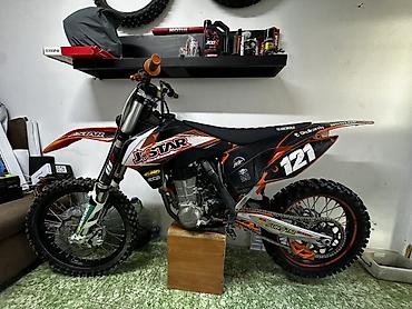 Мотоциклы: Кроссовый мотоцикл KTM 450 2013 Запускается с кнопки В хорошем — 1