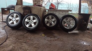 Колеса в сборе: Колеса в сборе 195 / 65 / R 15, Лето, Б/у, Комплект, Литые, отверстий - 5