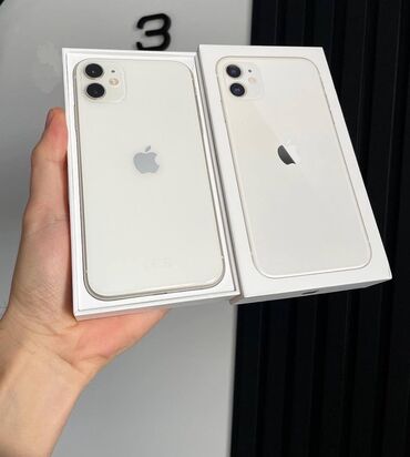 Apple iPhone: IPhone 11, 256 GB, Ağ, Zəmanət, Kredit, Simsiz şarj