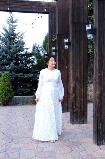 вечерние платья для полных женщин из шифона: Күнүмдүк көйнөк, Узун модель, M (EU 38), L (EU 40)