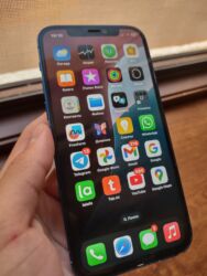 iphone en ucuz: IPhone 12, 128 GB, Blue Titanium, Simsiz şarj, Face ID, Sənədlərlə