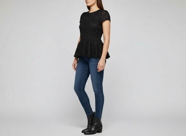 spódnice plisowane z koronką: H&M, Жіноча блуза, розмір 3XL