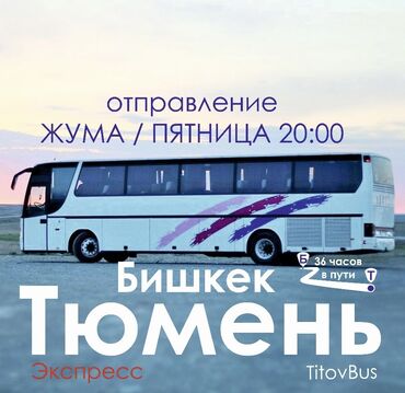 туры по направлениям: Бишкек Тюмень билеты Работаем с мая 2005 года 36 часов в пути