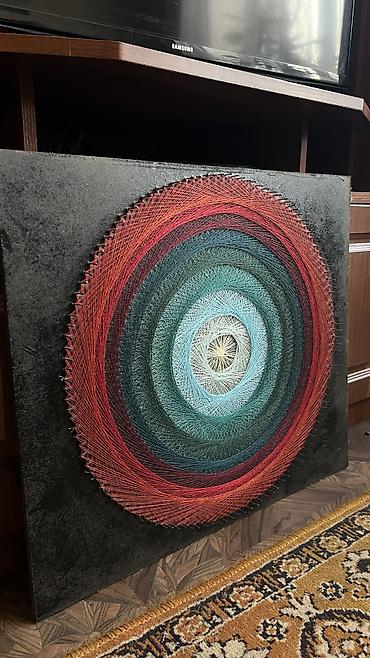 Картины: Картины вышитые крестиком и лентами. Ручная работа. Все картины — 7