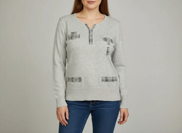 sweter z bufiastymi rękawami zara: Светр жіночий, розмір XL