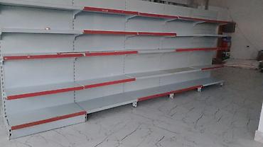 Оборудование для магазинов: Mağaza üçün metal rəf sistemi - Tip: modul ticarət rəfləri — 4
