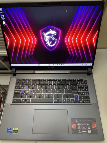 acer swift 7: Ноутбук, MSI, 32 ГБ ОЗУ, Intel Core i9, 17.3 ", Б/у, Для работы, учебы, память SSD