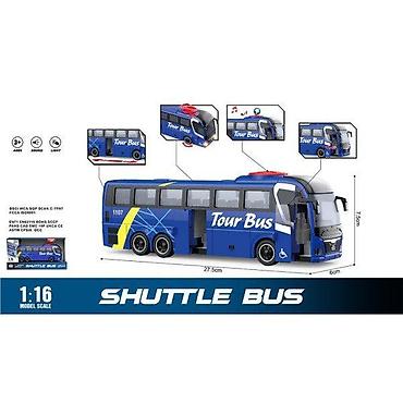 nosene: Autobus 752342 – plavi turistički autobus za igru (Teddy Kids) Opis — 1